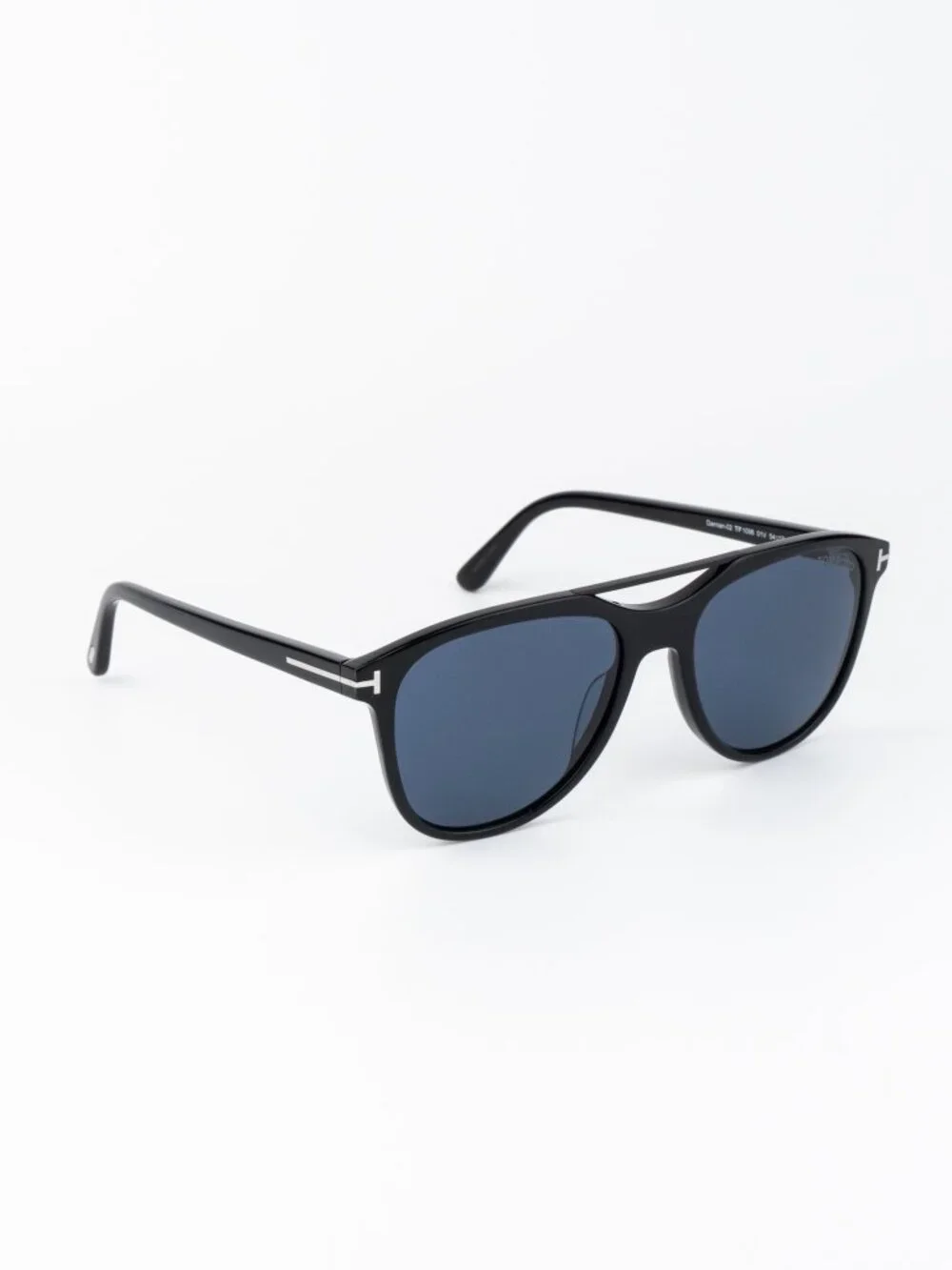 Tom Ford DAMIAN-02 Men Sunglasses Black Blue Pilot FT1098 01V NEW AUTHENTIC